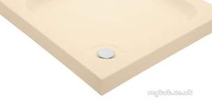 Just Trays Ultracast Trays -  Ultracast 1000 X 760mm Shower Tray S Cream