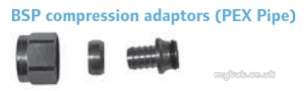 Uponor Pex Plumbing System -  Pex Pipe Bsp Compression Adapt 15x1/2 Inch Ft