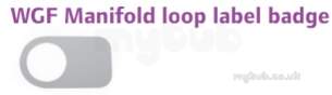 Uponor Underfloor Heating -  Uponor Wgf Mfld Loop Label Badge