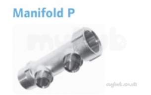 Uponor Underfloor Heating -  Uponor Manifold P 4p 1 Inch Mt/ft X1/2 Inch Mt