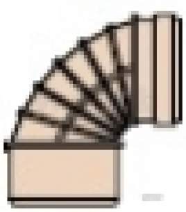 Polypipe Underground Drainage -  110mm X 87.5d P/rib Single Sckt Bend Ur412