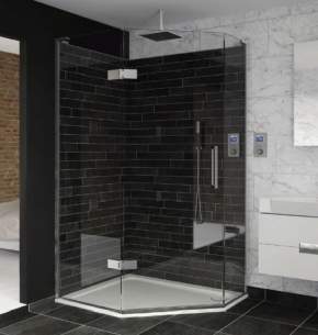 Kohler Minima NG Shower Enclosures -  Minima Ng Hinged Pentagon 305 1200x900mm 305.12009