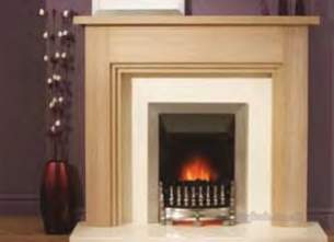 Valor Electric Fires -  Valor Wellington Washed Oak Mantel