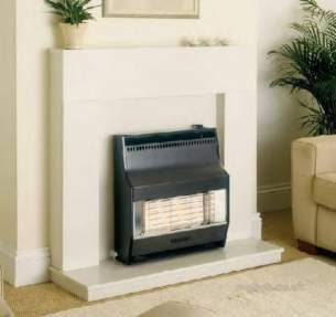 Valor Gas Fires and Wall Heaters -  Valor Firelite 4 Oxysafe Black 0534761