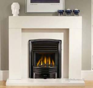 Valor Gas Fires and Wall Heaters -  Valor H/flame Petrus Black Chr Gas Fire