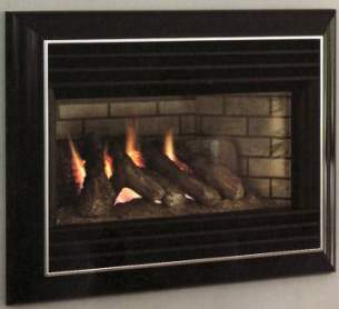 Valor Gas Fires and Wall Heaters -  Valor Homeflame Eminence Black Gas Fire