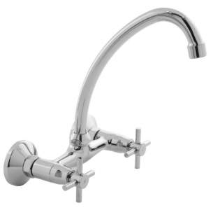 Vado Brassware -  2 Hole Sink Mixer W/m Plus Gooseneck Swivel Spt