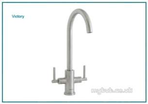 Astracast Brassware -  Victory Tp0727 Twin Lever Monobloc Ps