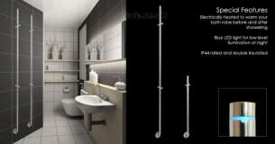 Vogue Uk Towel Warmers -  Simplicity Heat Pole El022 Ss0820085pse