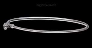 Vogue Uk Towel Warmers -  Shower Curtain Rail 5.2 Scr5.2ag