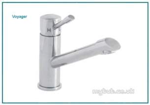 Astracast Brassware -  Voyager Tp0720 Single Lvr Monobloc Tap Ss