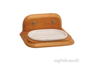 Croydex Bathroom Accessories -  Croydex Antique Pine Soap Dish Wa011950hb