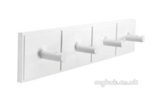 Croydex Bathroom Accessories -  Croydex Maine Wa971722 White Robe Hook
