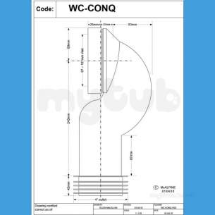 Mcalpine W C Connectors -  Mcalpine Wc-conq Spacesaver Connector 90 Deg