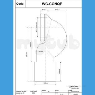 Mcalpine W C Connectors -  Mcalpine 90 Degree Spacesaver Conn Wc-conqp