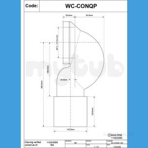 Mcalpine W C Connectors -  Mcalpine 90 Degree Spacesaver Conn Wc-conqp