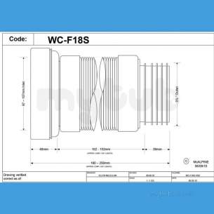 Mcalpine W C Connectors -  Mcalpine Wc-f18s Flexible Outlet Wc 100mm-160mm