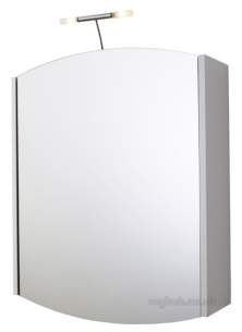 Croydex Bathroom Accessories -  Loire Wc156022e 1 Door Illumin Cabinet