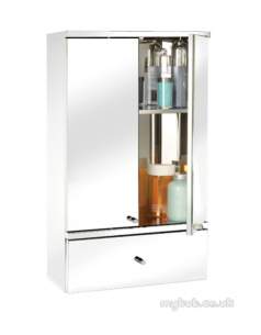 Croydex Bathroom Accessories -  Reflect Wc256705 Mirror Cabinet With