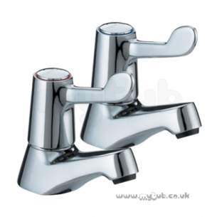 Bristan Brassware -  Value Lever Basin Taps Chrome Plated With Ceramic