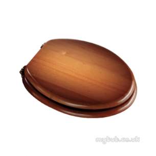 Croydex Bathroom Accessories -  Croydex Solid Wood Toilet Seat Antique