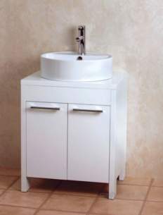 Croydex Bathroom Accessories -  Croydex Washstand 72x60 X 50cm Gloss White