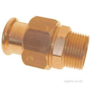 Xpress Copper and Solar Fittings -  Solar Sr69 15x1/2 Press St M/union Conn