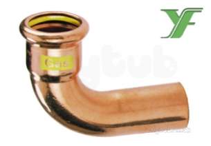 Xpress Copper and Solar Fittings -  Xpress Cu Gas Sg12s 90d Street Elbow 67