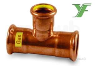 Xpress Copper and Solar Fittings -  Xpress Cu Gas Sg24 Equal Tee 108