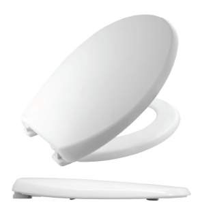 Carrara and Matta Toilet Seats -  Atlantic Spa Seat Plastic Hinges White