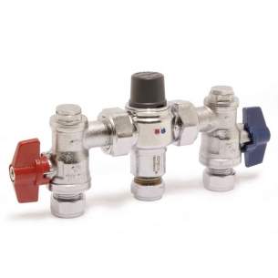 Pegler Thermostatic Mixing Valves -  Wolseley Own Brand Sar Tmv 15mm 4in1 Tmv2/3 5a1262