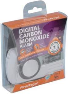 Residential Fire and Smoke Prevention -  Fireangel Co-9d Carbon Monoxide Digital Alarm 7 Year Life