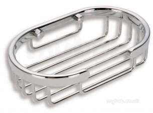 Metal Znojmo Nova Bathroom Accessories -  Nova Wire Line Soap Dish Chrome 6048