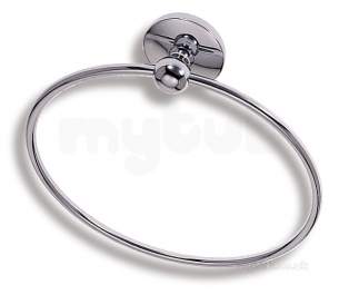 Metal Znojmo Nova Bathroom Accessories -  Novaservis Nova 1 Towel Ring Chrome