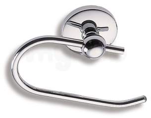 Metal Znojmo Nova Bathroom Accessories -  Nova 1 Toilet Roll Holder Horz. Chrome