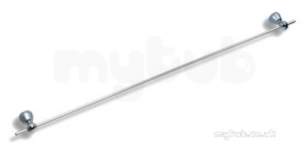 Metal Znojmo Nova Bathroom Accessories -  Nova 3 Towel Rail 860 Chrome 6380.0