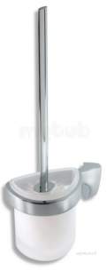 Metal Znojmo Nova Bathroom Accessories -  Nova 5 Toilet Brush Holder Chrome 6533.0