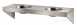 Delabie Duplo Wall Mtd Twin Basin Tap Hole 35 304 St Steel Satin