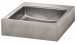 Delabie Unito Counter Top Basin No Tap Hole 304 St Steel Satin