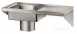 Delabie Hospital Plaster Sink Wall Mounted 304 Stainless Steel Satin