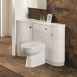 Oslo Curved End Unit Right Hand White 1.307