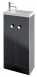 Brecon 200mm Cupboard Door Graphite Grey 2023brgg