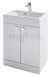 Eastbrook Oslo 58cm White Door Base Unit Wh/ch