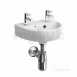 E100 Round 360mm Handrinse Washbasin 2t E14822wh