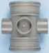 4 Inch Bossed Pipe Connector 1.5 Inch 120.412.15-g