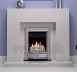 44 Inch Lauren Micro Marble Surround White