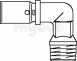 Alutec Evoke Coping Stopend Upstand Rh201-300mm Cp8300