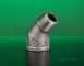 Crane Black Malleable 45 Deg M And F Elbow-156 1 1/4