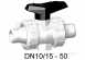 Georg Fischer Pvdf Ball Valve 546 Fpm Insert W 63 175546057