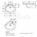 Armitage Shanks Orbit Two Tap Holes Basin No Overflow/chainhole Wh Special S254901